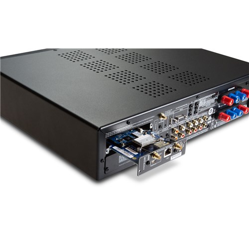 NAD C 389 Rear - Closeup - PRE-PRODUCTION - MDC2 BluOS-D